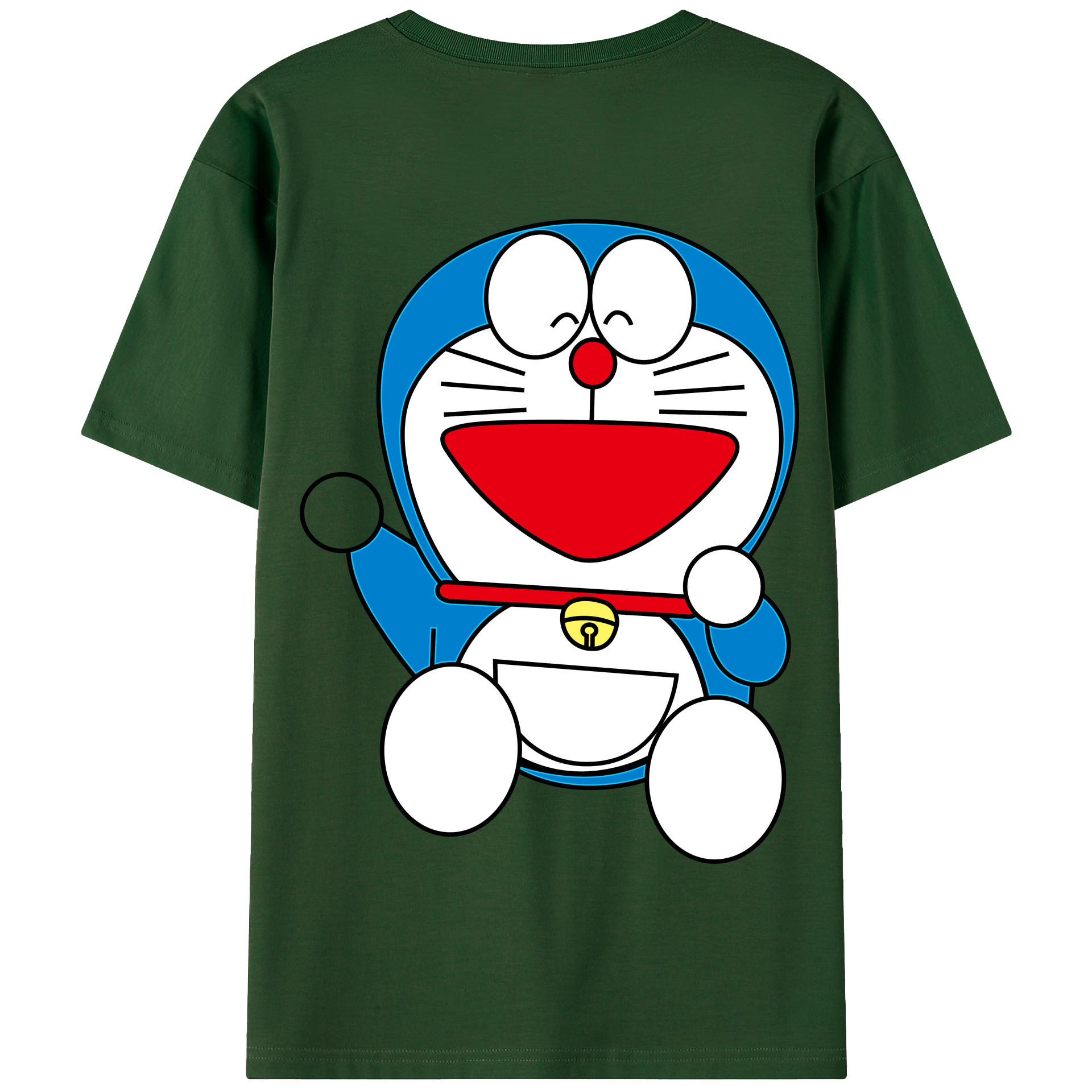 （画像用） ドラえもん Doraemon 綿100％半袖Tシャツ（背面プリント）